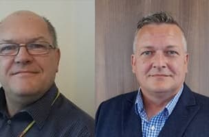 This is an image showing the two new general managers that Whistl has appointed for their fulfilment expansion. 