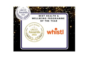 This is an image of the UKCCF awards won in 2023 for the best health and wellbeing programme of the year.