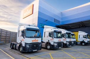 Whistl tractors lined-up at Bedford