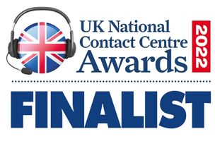 uk national contact centre awards finalist logo 