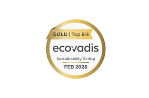 EcoVadis Gold 2026 logo banner