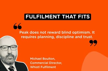 Quote from Michael Boulton on preparing for peak shopping season