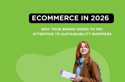 Smiling female sustainability shopper